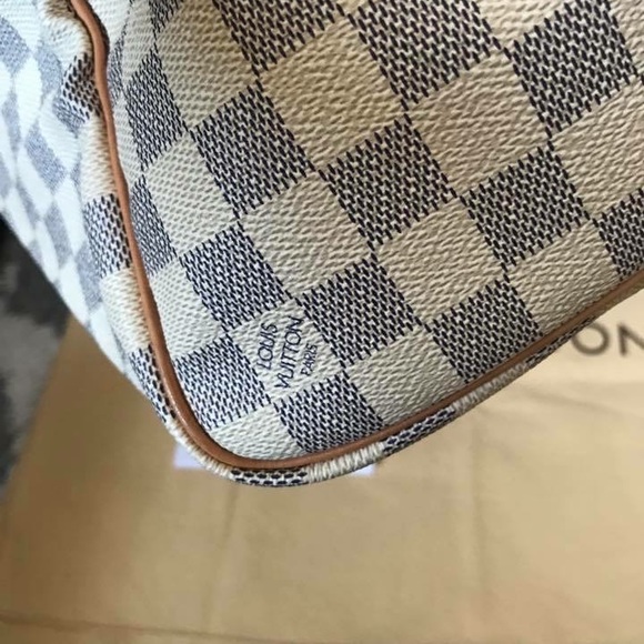 Auth Damier Azur Keepall 50 - Picture 5 of 8
