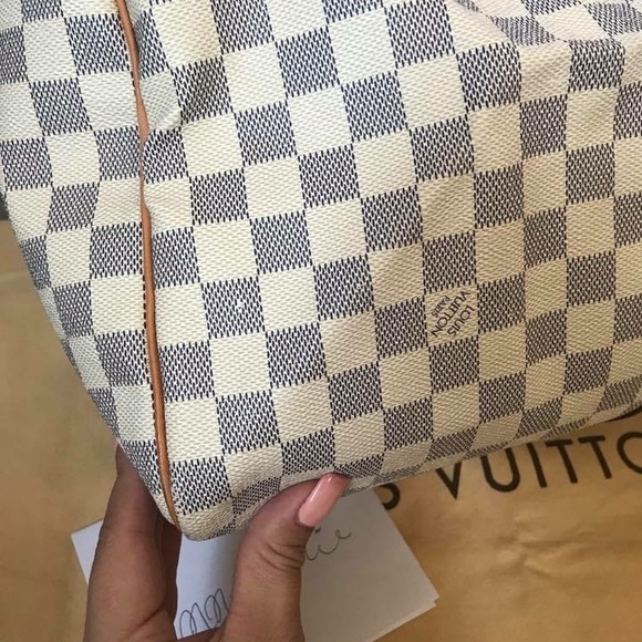 Auth Damier Azur Keepall 50 - Picture 7 of 8