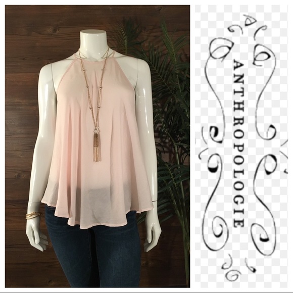 Anthropologie Tops - Cloth & Stone Blush Blouse