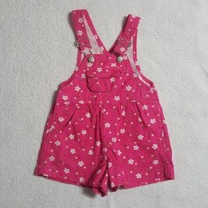 |nwot|・sprockets floral shortall・