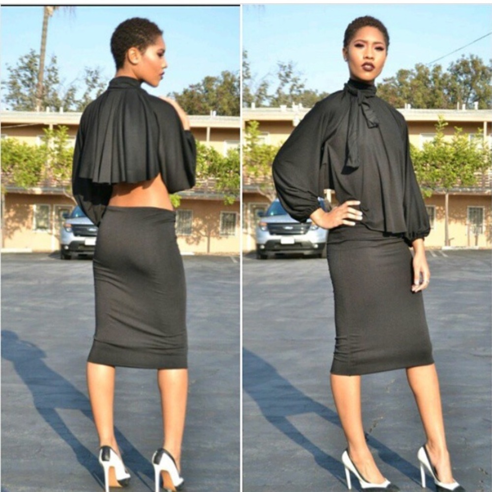 Sexy 2-piece skirt set