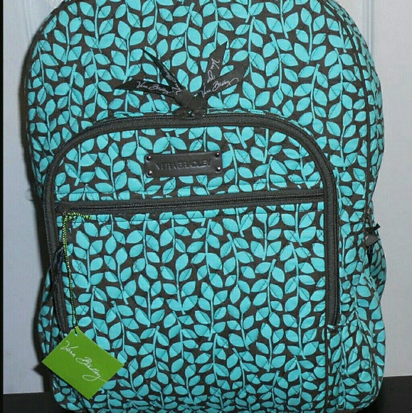 Vera Bradley Shower Vines Campus Backpack - Picture 1 of 4
