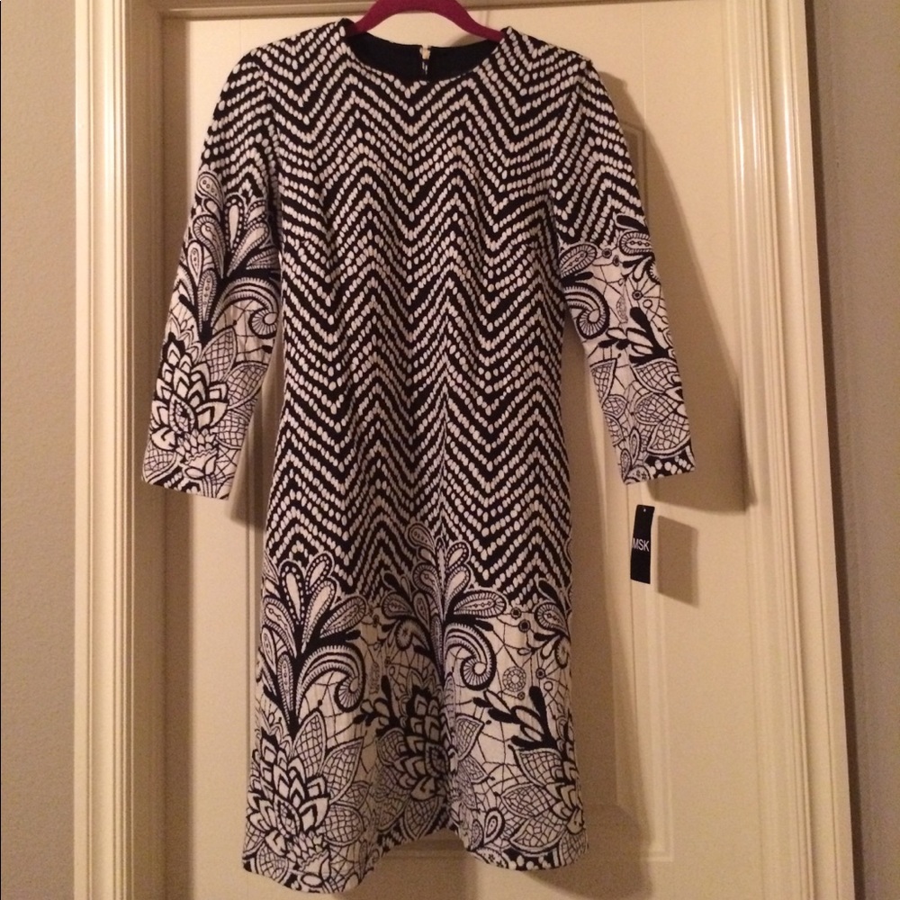 MSK 3/4 sleeve Dress