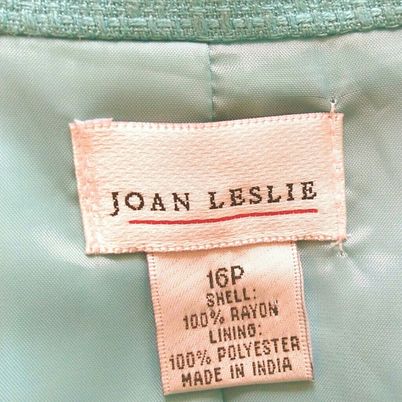 🔴 Joan Leslie turquoise color blazer - Picture 3 of 5