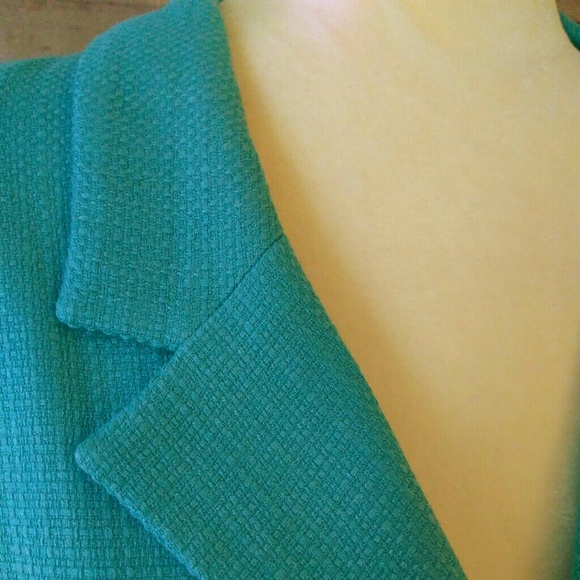 🔴 Joan Leslie turquoise color blazer - Picture 5 of 5