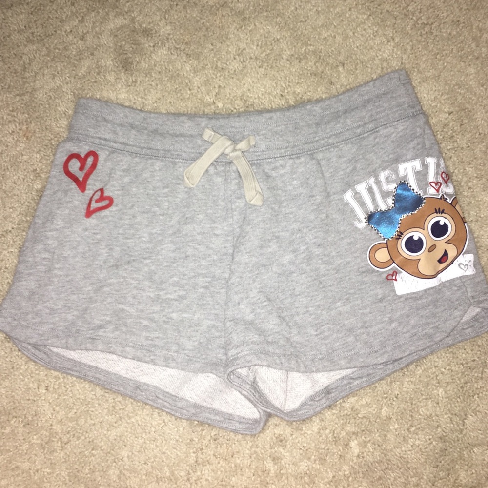 Gray Justice mini shorts!