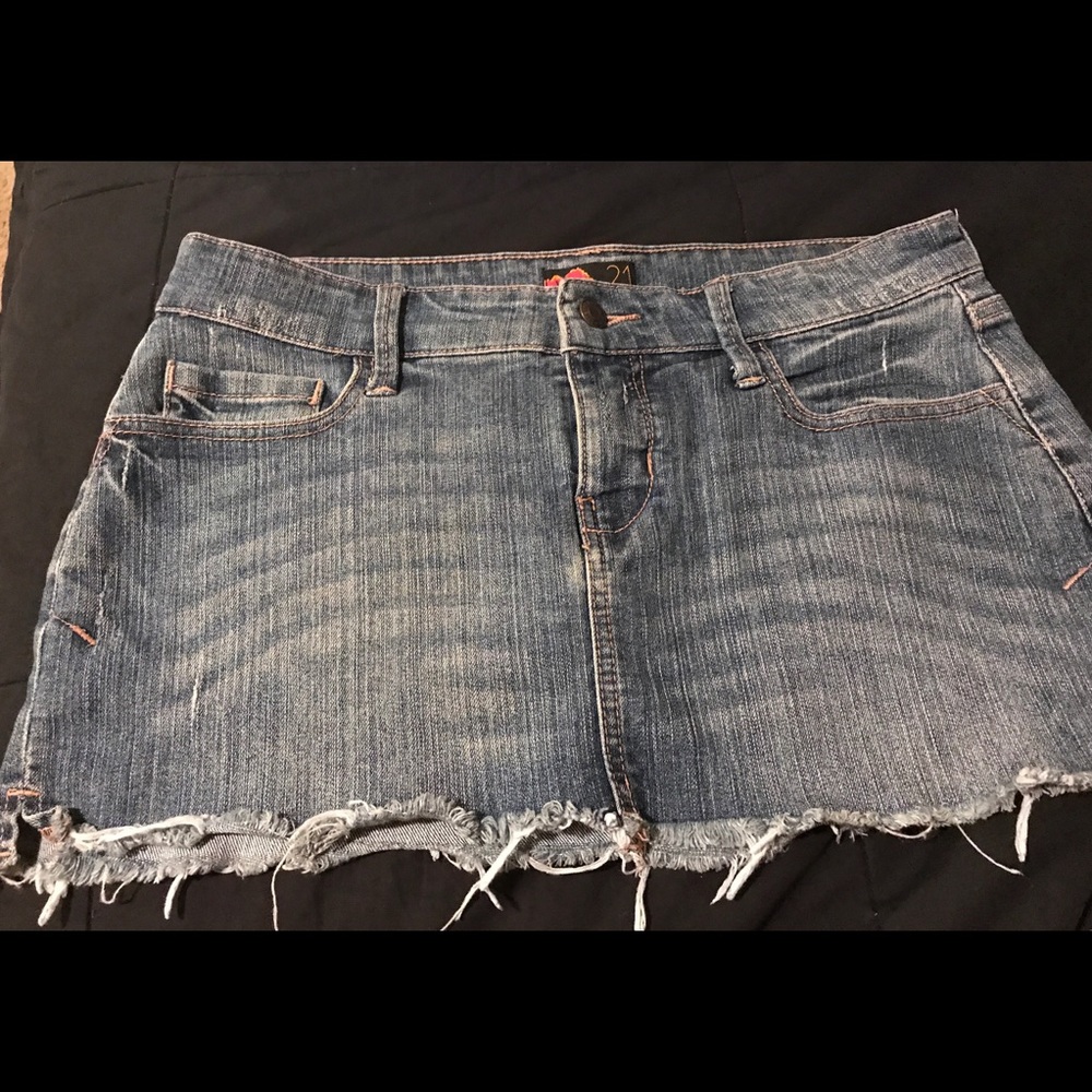Forever21 denim skirt M