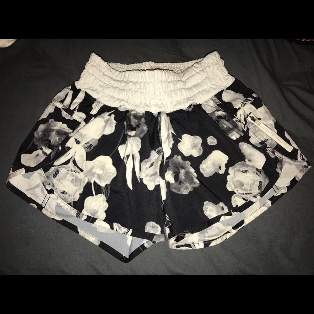 Lululemon floral tracker shorts