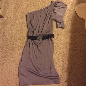 Bcbg one shoulder dress