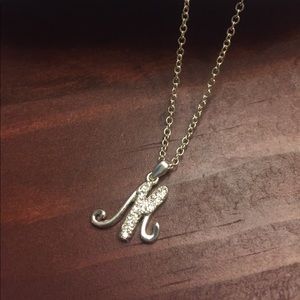 "M" Initial Necklace