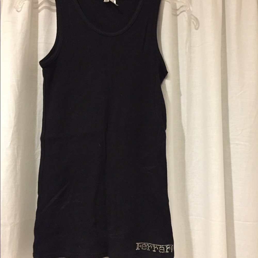 Ferrari rhinestone tank top
