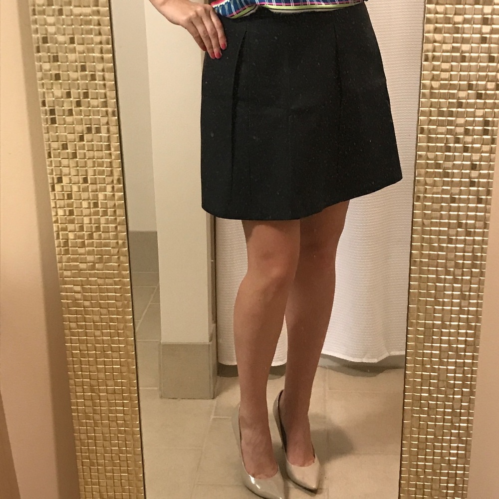 Black leather skirt. NWOT