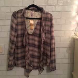 Flowy Flannel Shirt
