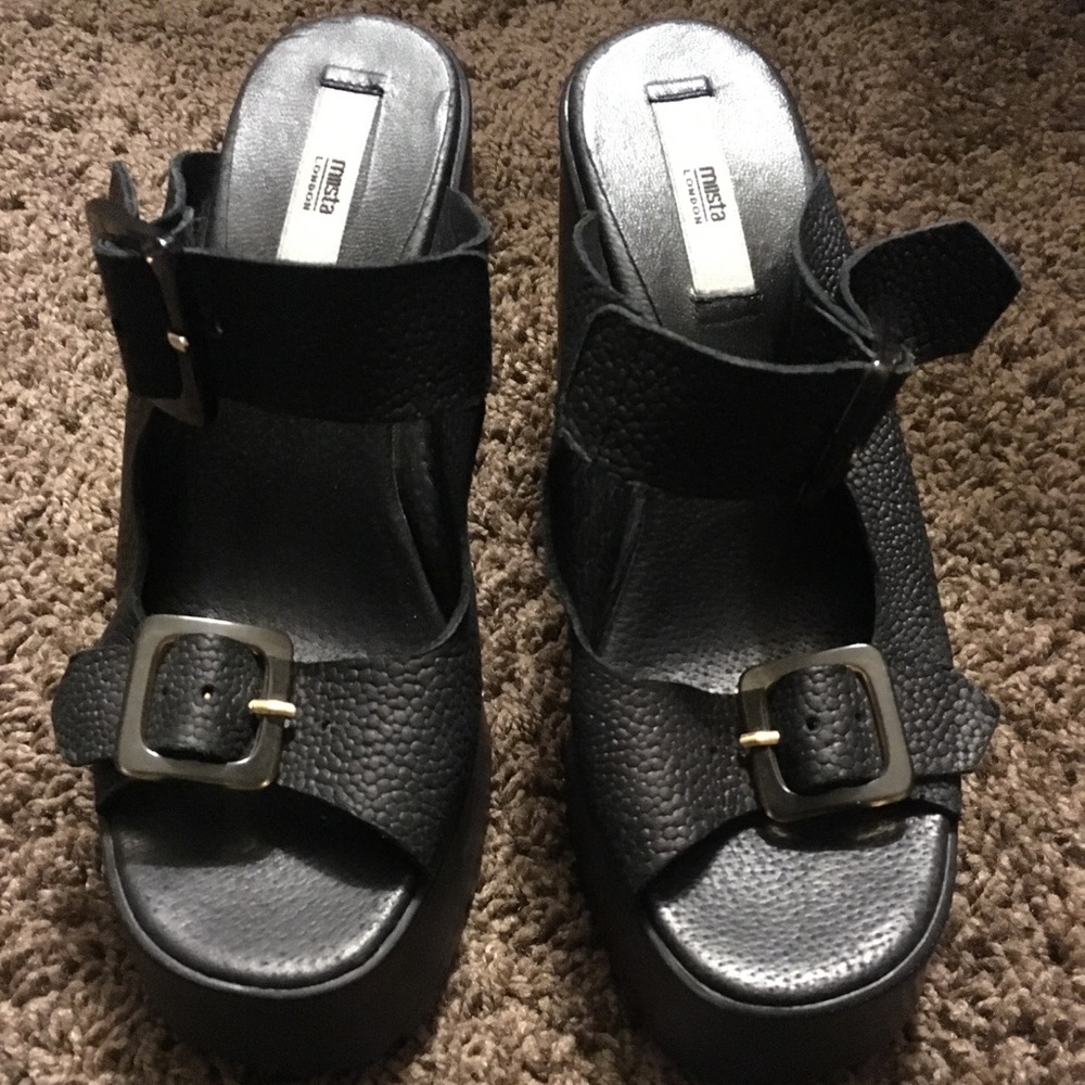 Miista London Rachel Chunky Heel Sandals