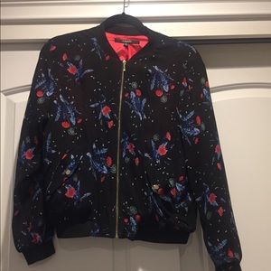 Black floral Jacket
