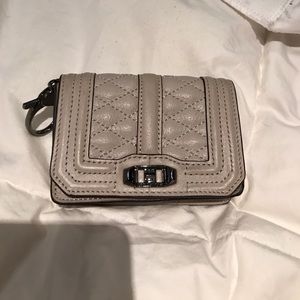 Rebecca Minkoff Love Leather Mini Charm Key Fob