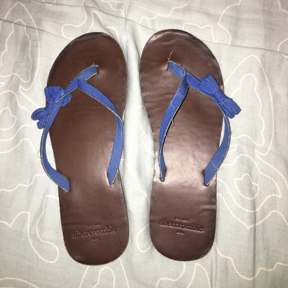 leather flip flops