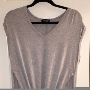 fab'rik Tie Up Front With Hi/Low Tee