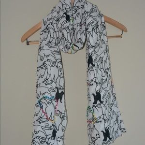 Urban Outfitters cat print scarf