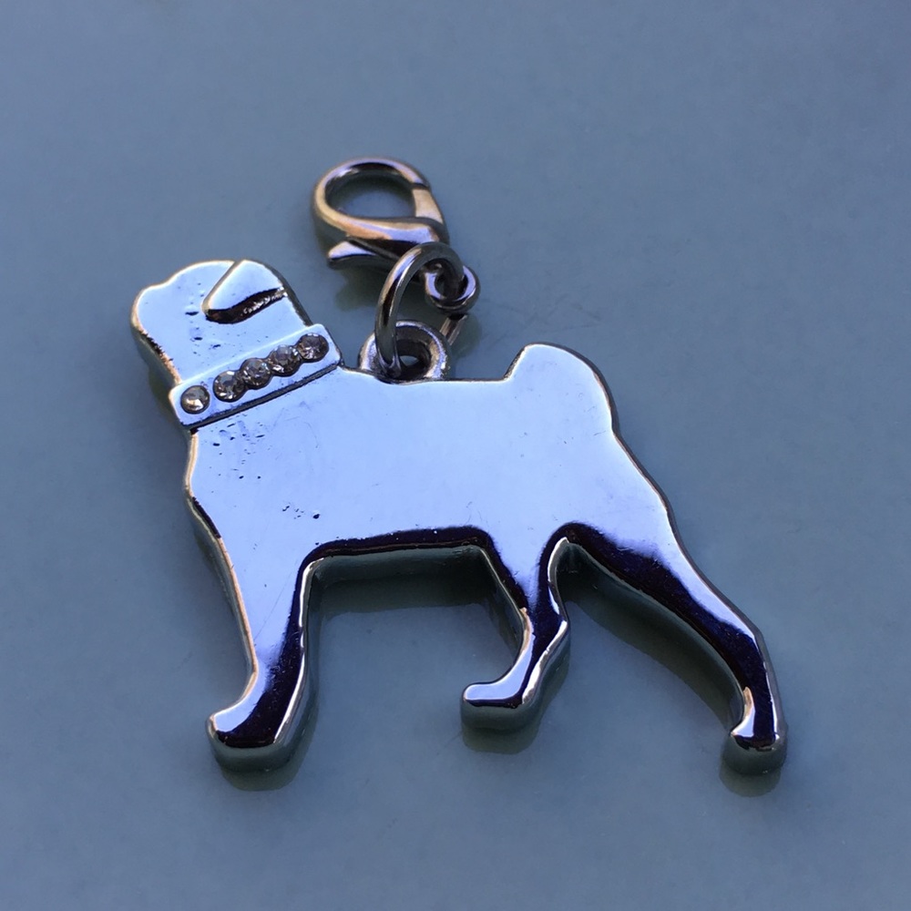 Bling💎 PUG charm on leather bracelet - Picture 8 of 8