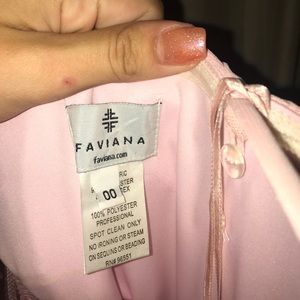 Pink Faviana prom or formal dress!