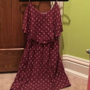 Burgundy Summer Dress