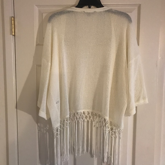 Sold! Summer kimono style cardigan with fringes - Picture 2 of 6