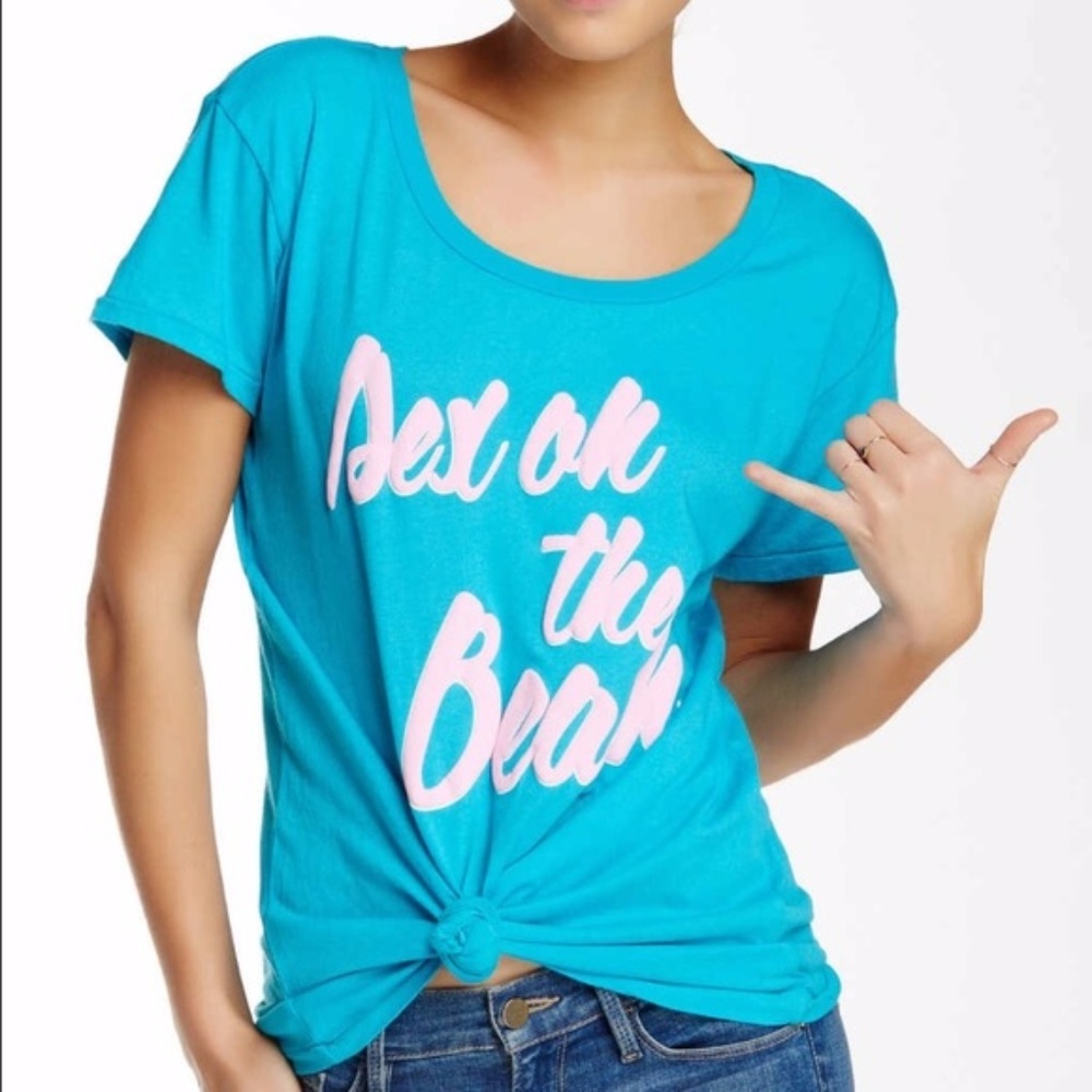 Wildfox Sex on the Beach Tall Order Tee Sz S - NWT