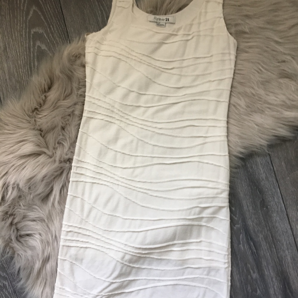 White mini dress