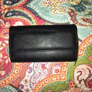 Black Faux Leather Wallet