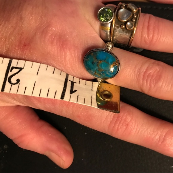 Madagascar Turquoise in Stainless Steel Sz7 - Picture 5 of 7