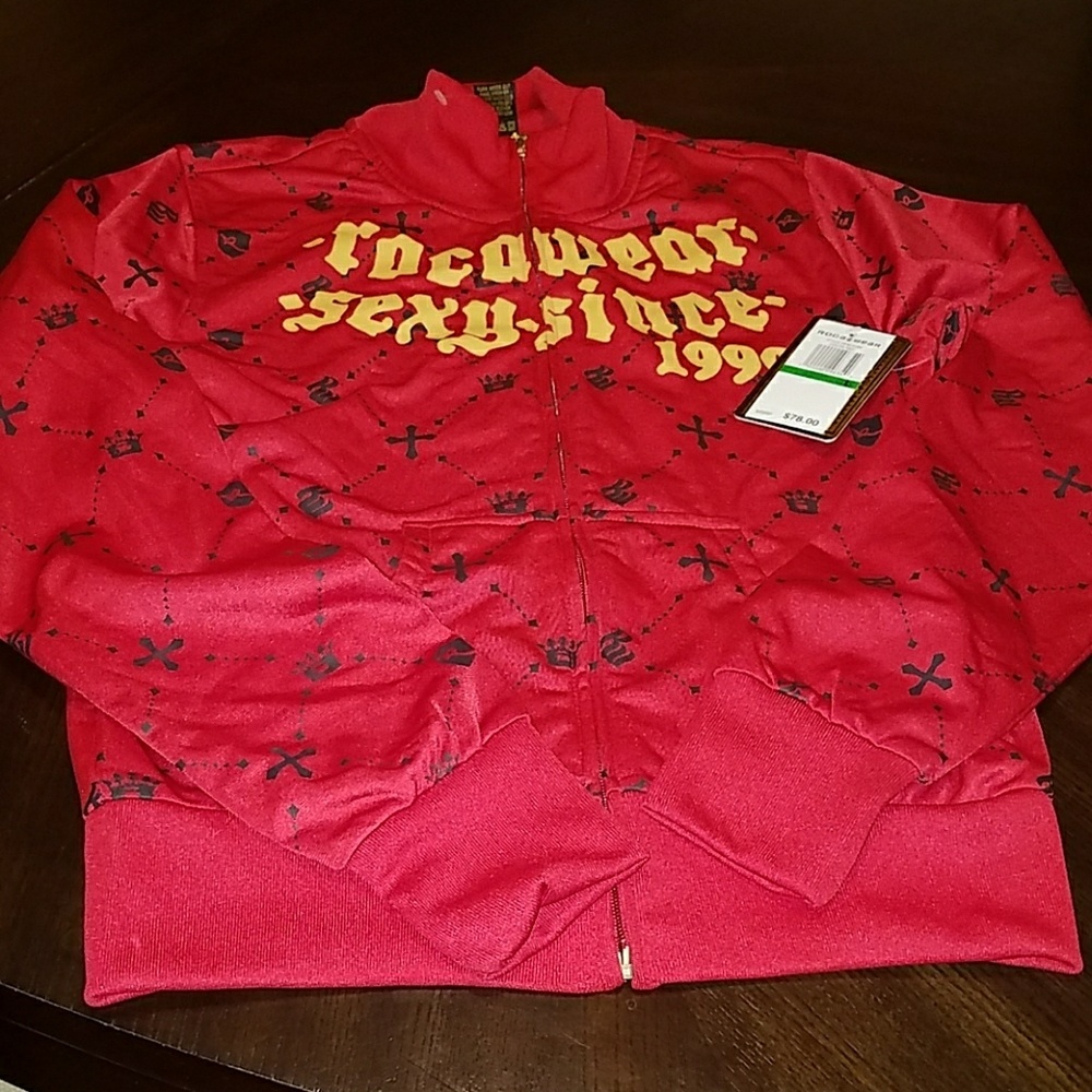 New Rocawear size L red jacket
