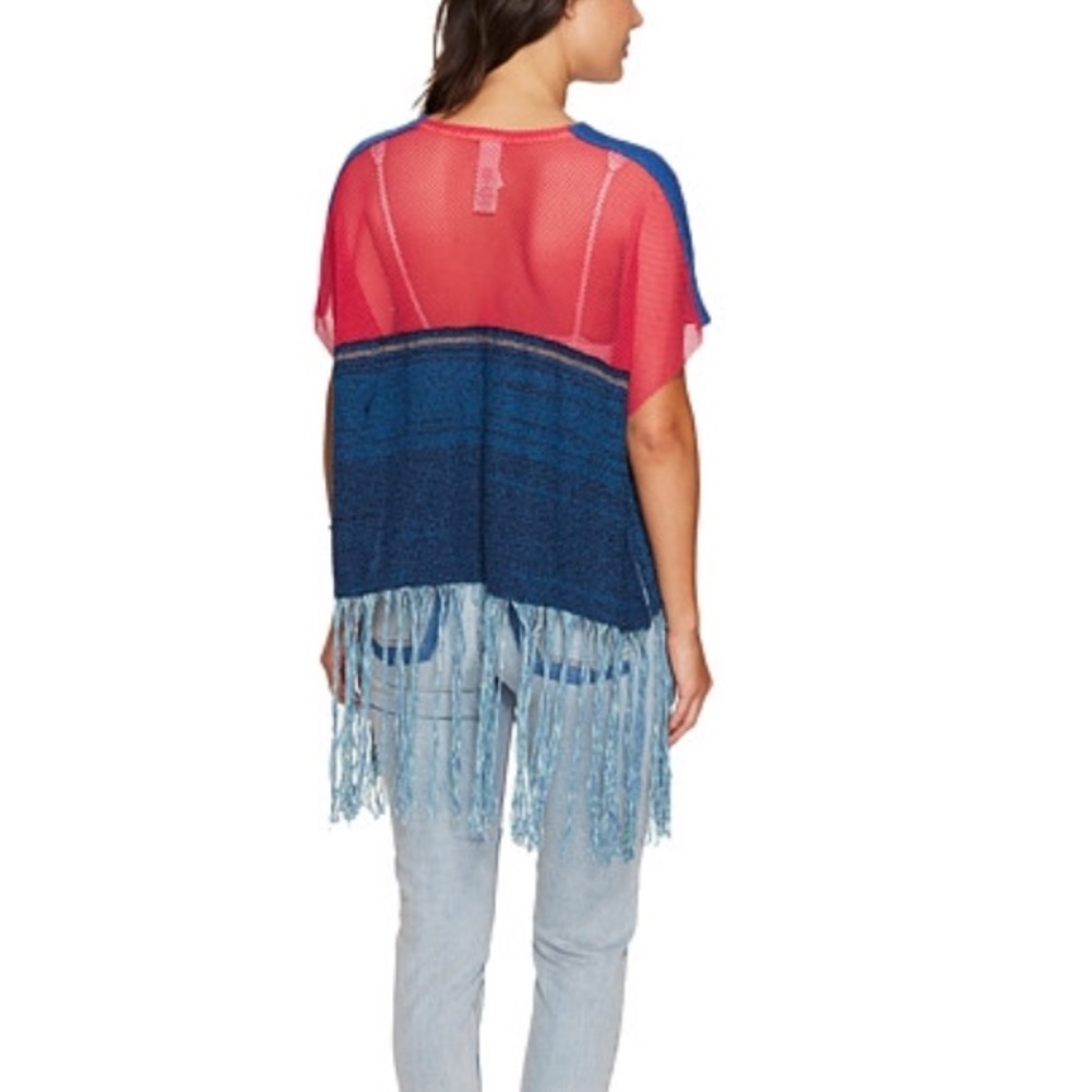 • Free People • Sunset Fringe Sweater M L - Picture 3 of 6