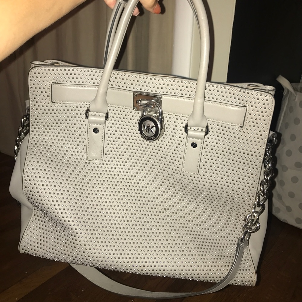 Grey Michael Kors purse!