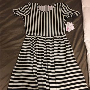 Beautiful Brand new LuLaRoe striped Amelia!