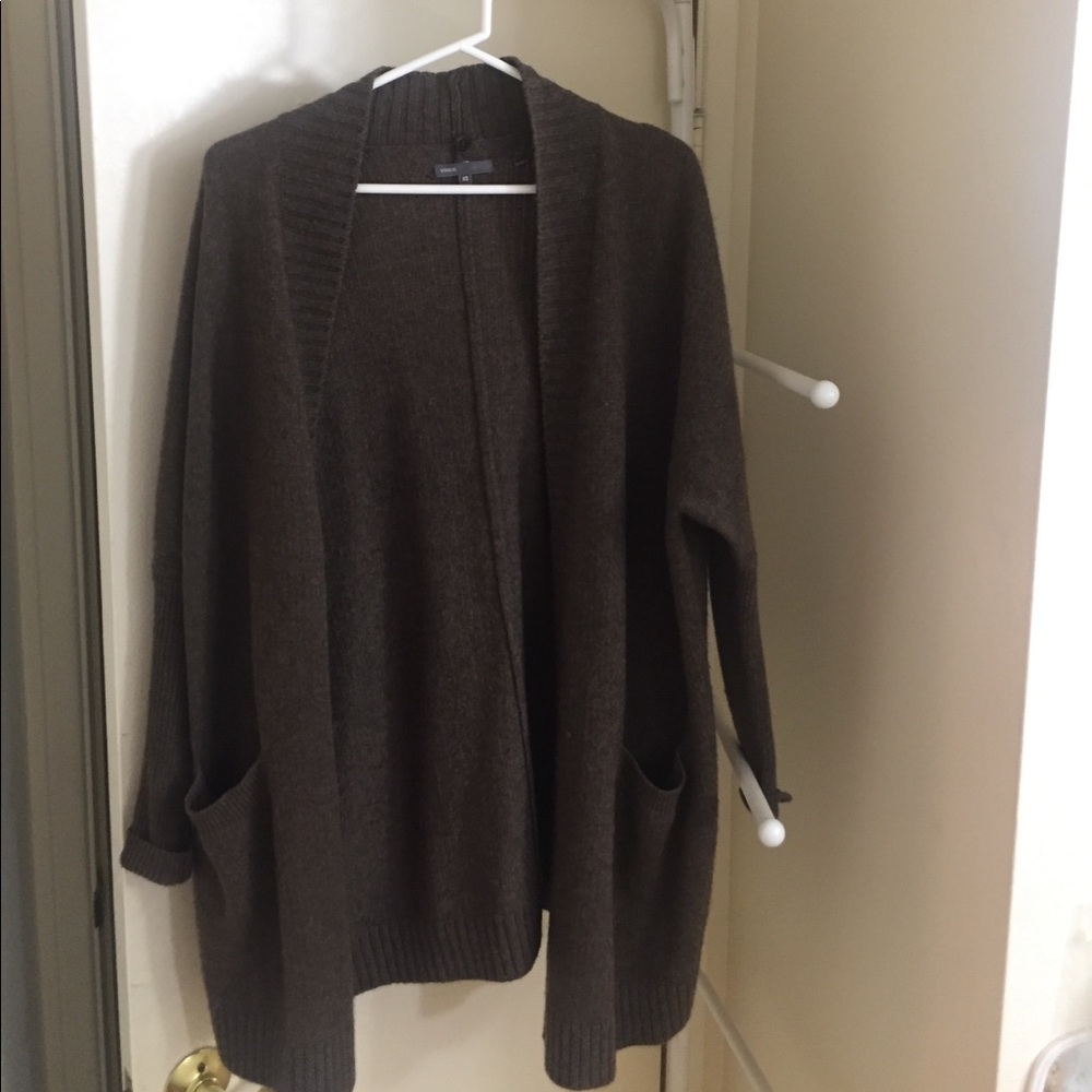 VINCE. chic wool sweater wrap