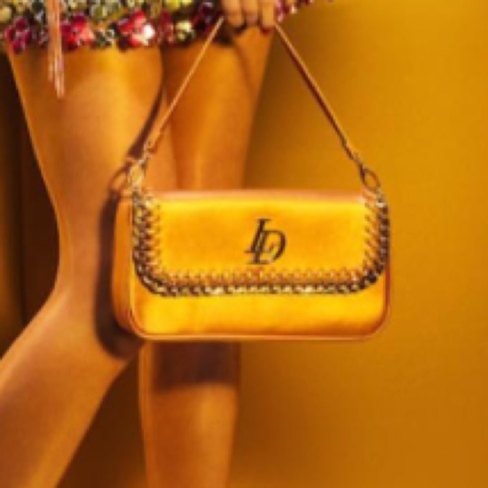 Gold handbag