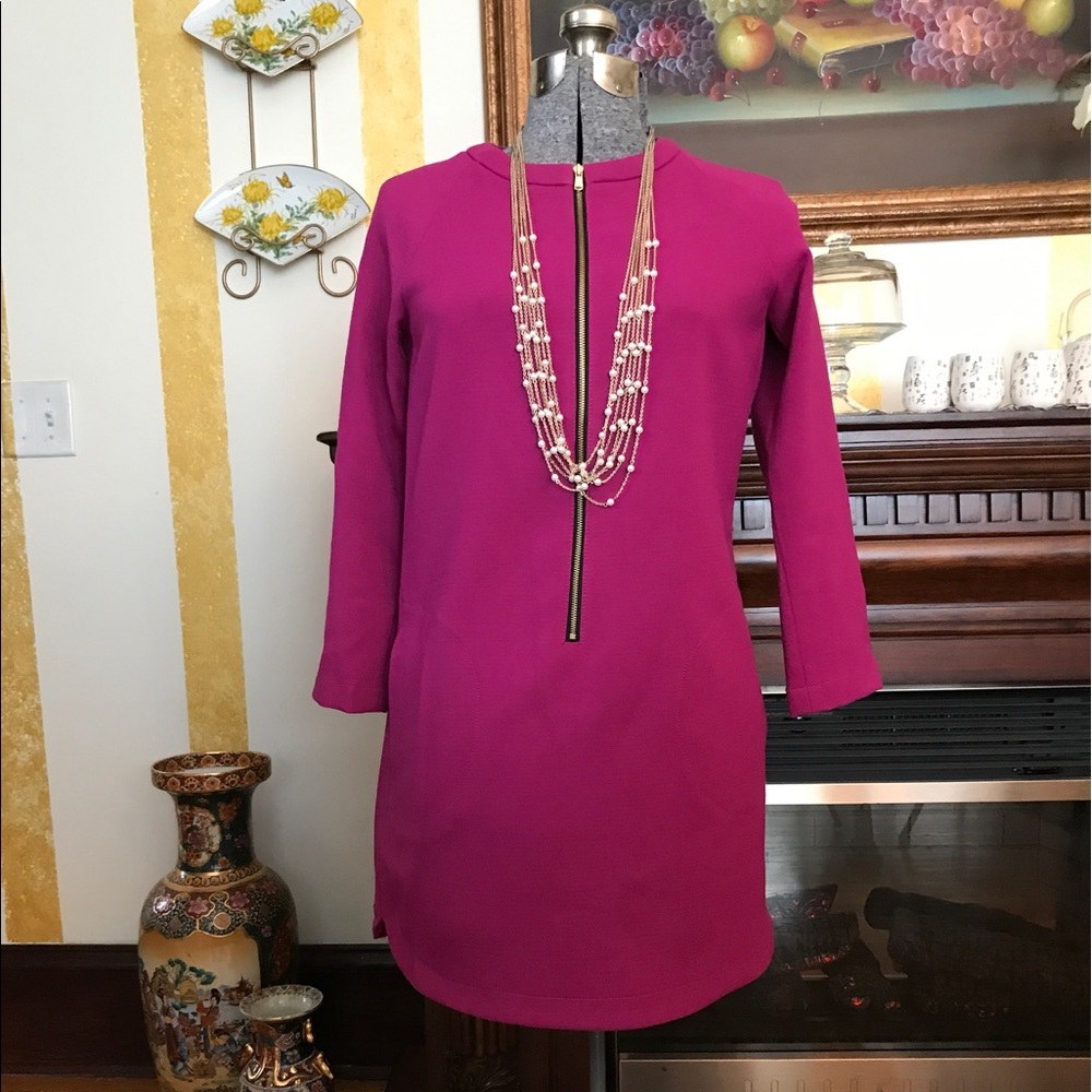 Rachel Roy sexy mod magenta dress size small