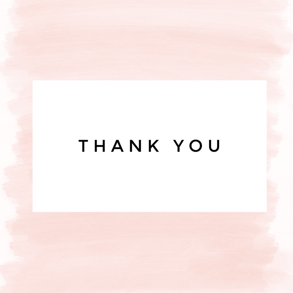 THANK YOU FOR SHOPPING MY CLOSET 🛒