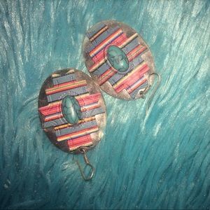 Serape earrings