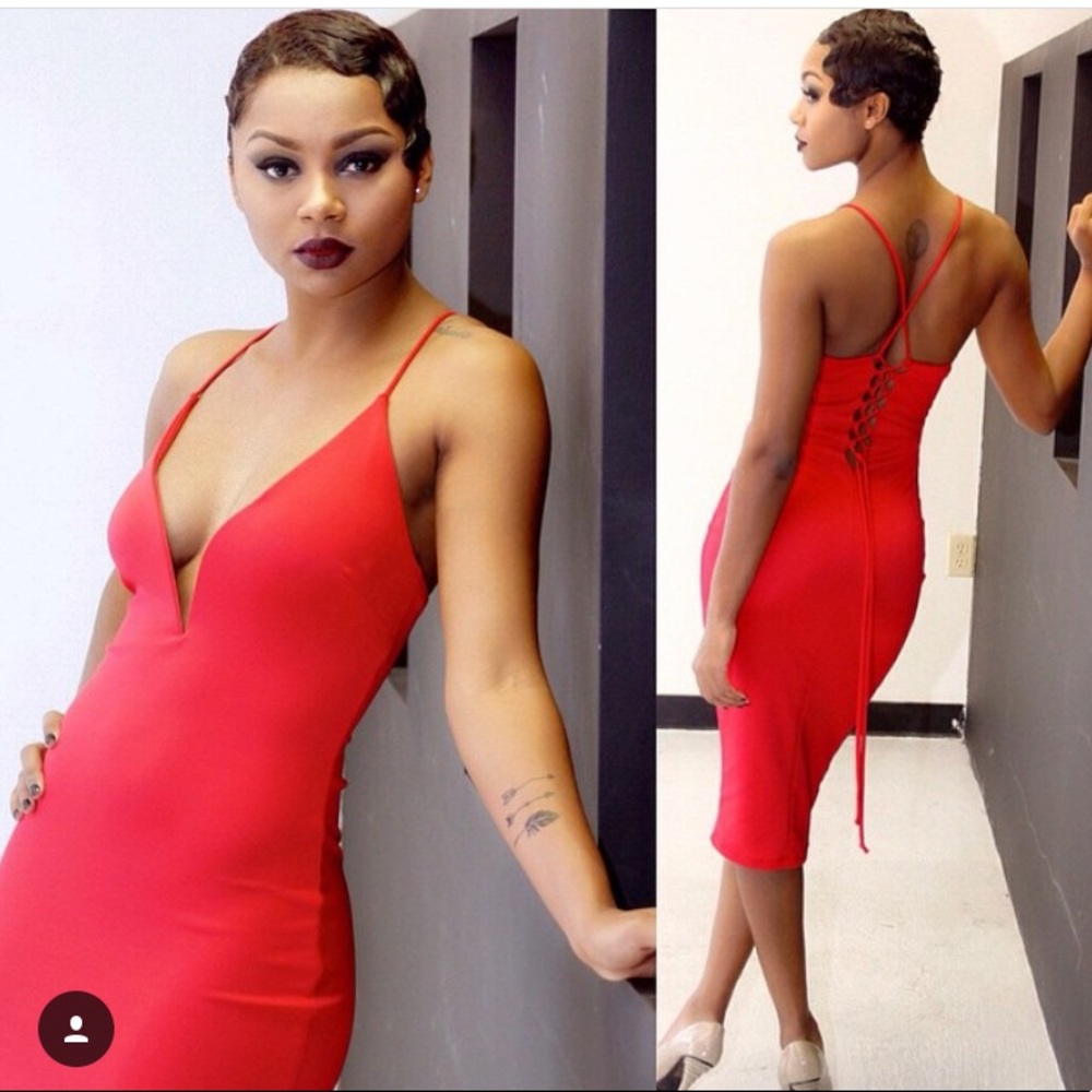 Red hot dress