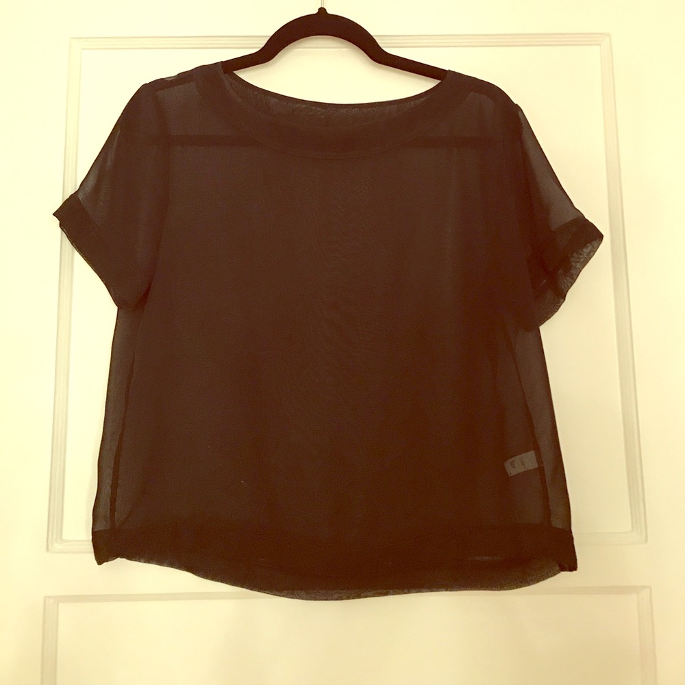 Semi sheer American Apparel top