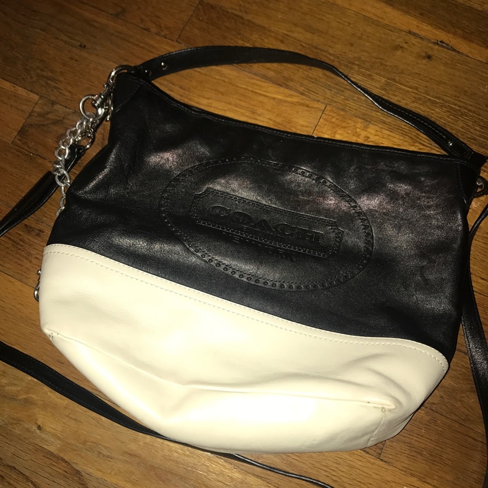 Coach leather handbag!