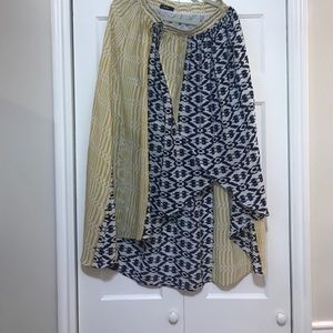 Anthropologie High Low Maxi Skirt