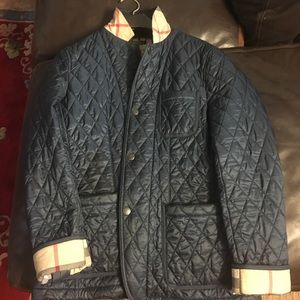 Mens Medium Burberry Quilted Jacket