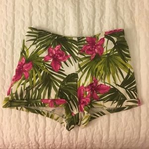 Brandy tropical shorts