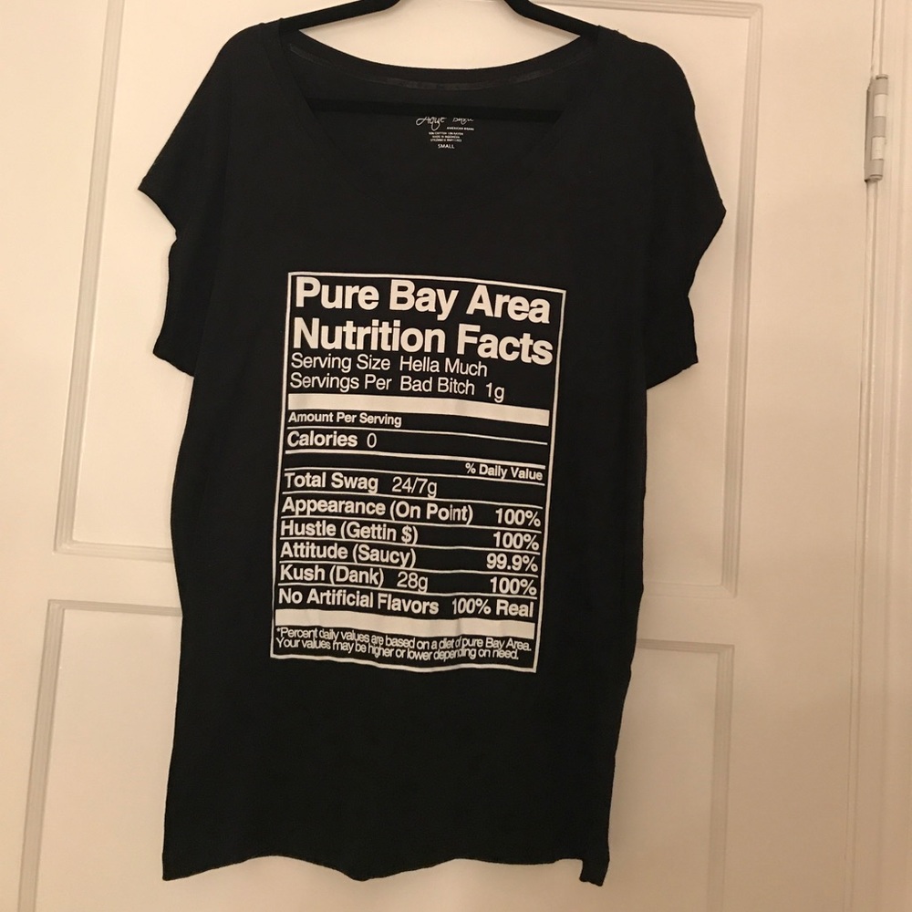 Pure Bay Area oversized tee nwot