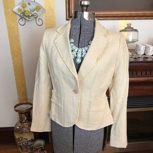 Anne Klein tweed blazer size 6P