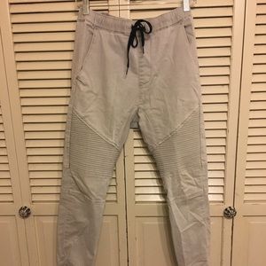 Men's Cream Joggers