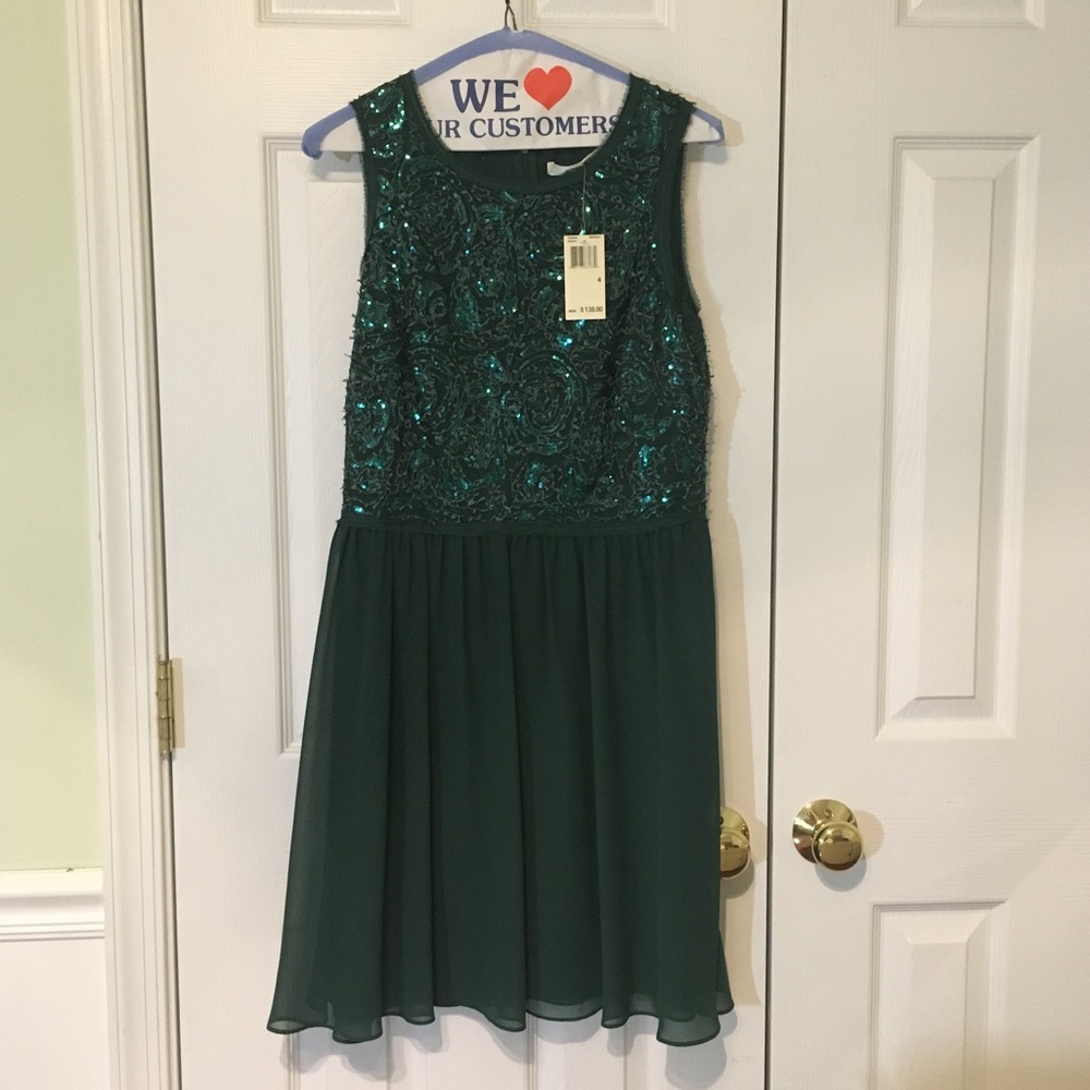 Green Sparkly dress